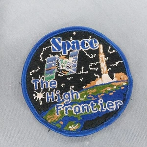 Space the High Frontier 3" Round Novelty Patch - Picture 1 of 2