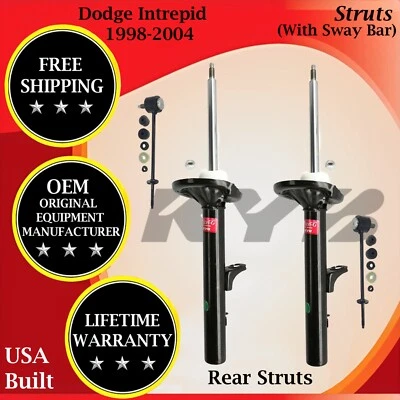 Puntales traseros KYB OEM con barra estabilizadora para Dodge Intrepid 1998-2004 garantía de por vida Foto 1 de 4