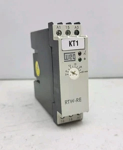 Weg RTW-RE01-U030ME40 Temperature Relay 3-30 Min 220-240V 24Vdc Used - Picture 1 of 12