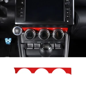 For Toyota 86/Subaru BRZ 2022 Air Conditioner Knob Trim Strip ABS Red - Picture 1 of 10