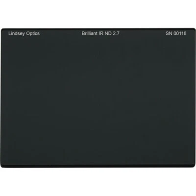 New Lindsey Optics 4x5.65" Brilliant IRND2.7 Filter Anti-Reflection Coating - Image 1 of 4