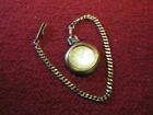 Coleman Pocket Watch With 12.5" Metal Chain And Belt Clip