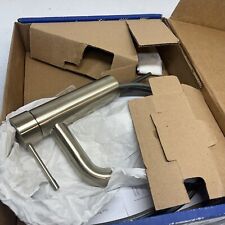 GROHE 23592ENA Essence 1.2 GPM Single Hole Bathroom Faucet - Brushed Nickel READ
