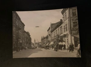 Vintage Tarnow Poland Ulica Krakowska Black & White RPPC - Picture 1 of 3