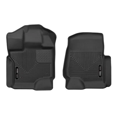 Husky Liners 18361 Pair of Front Black Floor Liners for Ford F-150 Lightning Foto 1 de 3