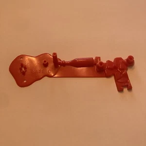 BED CHUTE BASE C RED Replacement Piece Vintage 1964 CRAZY CLOCK GAME Ideal #879 - Picture 1 of 3