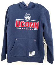 NEW Connecticut UConn Huskies Colosseum Athletics Navy Hooded Sweatshirt Youth M