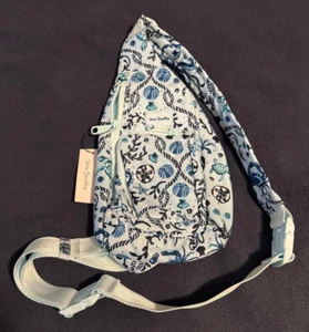 Vera Bradley Mint Sea Life ReActive Mini Sling Backpack - NWT - Picture 1 of 2