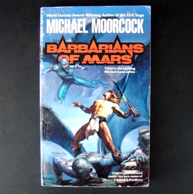 Barbarians Of Mars By Michael Moorcock 1991 Kane Of Old Mars #3 Sci-Fi Novel 90s - Image 1 of 2