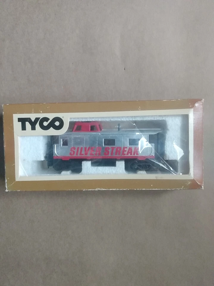 TYCO Caboose Silver Streak HO H0 Model Train Car