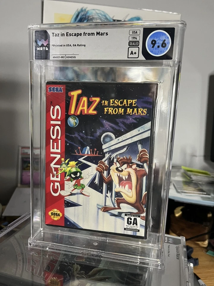 Taz Escape From Mars Sega Genesis WATA 9.6 A+ Sealed - Image 1 of 1