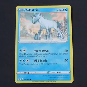 Carte Varie Pokemon Olo Raro Glastrier Calendario Vacanze 051/196 Quasi Nuovo - Foto 1 di 2
