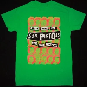 Sex Pistols Live Concert Nevermind the Sex Pistols Green Color Shirt - Picture 1 of 3