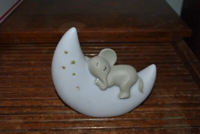 Lua e estrelas dormir apertado luz noturna elefante dormir na lua e estrela boa sorte - Imagem 1 de 4