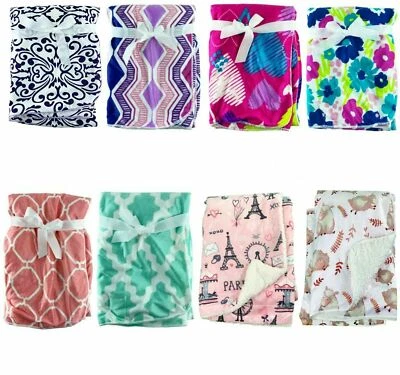 E&A DISTRIBUTION LIMITED Babydecken weicher Fellrücken 2er Pack Tragetuch Baby Junge Mädchen Decke Weihnachten Sale