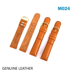 3 PCS OF SWISS MADE LEATHER BAND ORIGINAL, LIGHT BROWN 10 mm - Picture 1 of 7