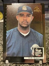 1999 Upper Deck SP Top Prospects #67 C.C. Sabathia Rookie Card Foil RC Indians!!