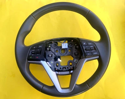 2017-2018 HYUNDAI TUCSON STEERING WHEEL W/ CRUISE CONTROL SWITCH ASSEMBLY OEM - Image 1 of 4