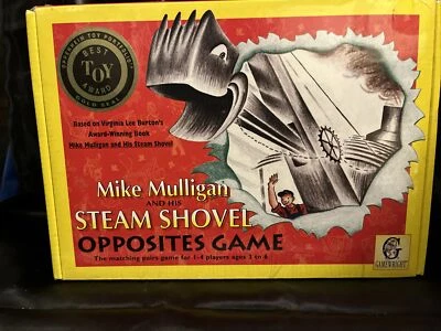 Mike Mulligan And His Steam Shovel Vintage Opposites Game Gamewright New Sealed! - Image 1 of 4