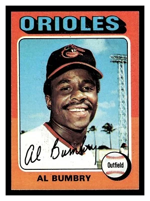 1975 TOPPS MINI BASEBALL AL BUMBRY #358 BALTIMORE ORIOLES HIGH GRADE SETBREAK - Image 1 of 2