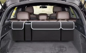 SUV Trunk Storage Backseat Hanging Organizer with 4 Large Pockets - Picture 1 of 11