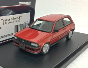 po 1:43 Hi Story HS216RE Toyota Starlet Si-Ltd 1984 JDM resin scale model car - Picture 1 of 5