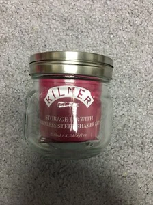 Lot Of 4 -  Kilmer Storage Jar Stainless Steel With Shaker Lid 250mL - Picture 1 of 2