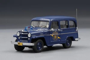NEO 49538 Jeep Willys Station Wagon, Michigan State Police, 1954 - Imagen 1 de 4