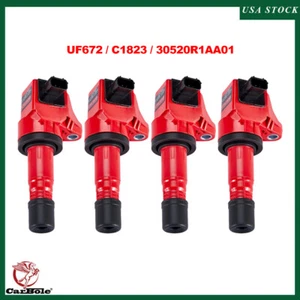 High Performance Set of 4 Ignition Coils Pack for 2012-15 Honda Civic 1.8L UF672 - Bild 1 von 15