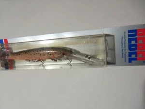 1 Rebel ungelenkte Löffelbill Minnow Lure D2070 Braunforelle Neu in Verpackung - Bild 1 von 6