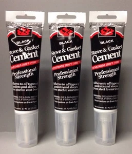 3 Pack Perkins Professional Stove Gasket Cement High Heat Wood Pellet Glue AWP80 - Picture 1 of 3