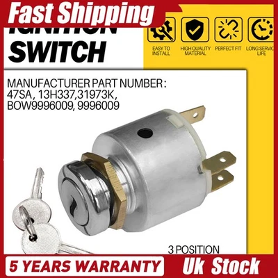 13H337 Fits For Midget 1970 Morris Minor 1000 Ignition Switch 3 Position W/ Keys - Image 1 of 4