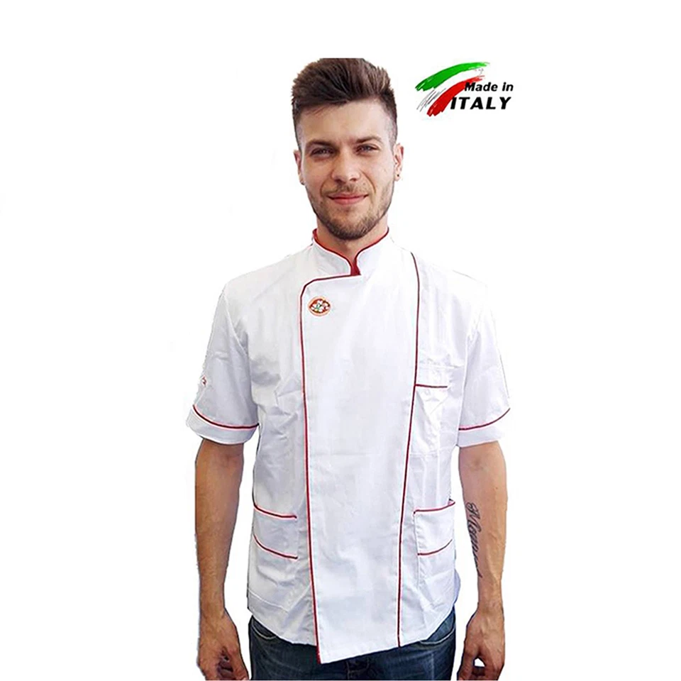 Giacca pizzaiolo "bianco" cod:8026 - Immagine 1 di 4