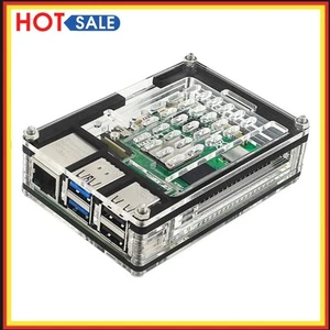 9 Layers Acrylic Case Useful Case Protective Case Box for Raspberry Pi 5 4GB/8GB - Bild 1 von 21