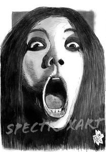THE GRUDGE ORIGINAL ART "Kayako" by Spectroxart - Picture 1 of 1