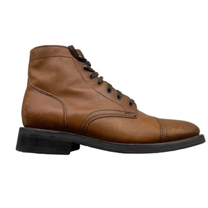 Thursday Boot Co. Captain Brandy Cap toe Hand Made Leather Ankle boots Men sz9.5 - Picture 1 of 10