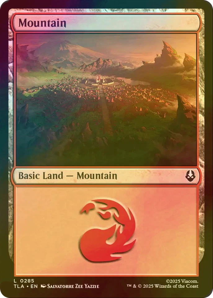 MTG FOIL Mountain English TLA - Image 1 of 1