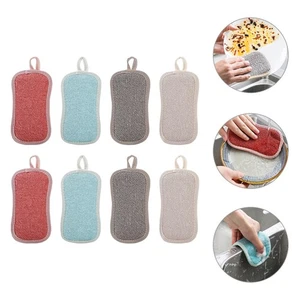 8 piezas toallitas de esponja para lavar ollas esponjas reutilizables para lavar platos - Imagen 1 de 12
