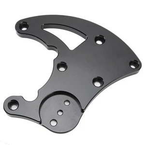 Black High Mount AC Bracket High Stability AC Compressor Bracket Kit Replac DW - Picture 1 of 12