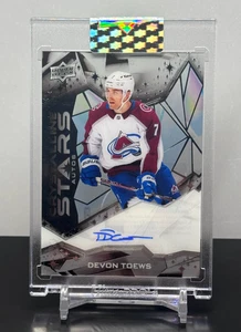 2024-25 Upper Deck Clear Cut - Devon Toews #CSA-DT - Crystalline Stars Auto - Picture 1 of 2