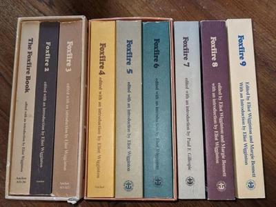 FOXFIRE BOOK SET, VOL 1-9 by Eliot Wigginton  - Image 1 of 4