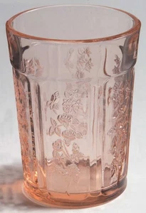 Federal Glass  Sharon Pink 9 Oz Flat Thick Tumbler 5755841 - Picture 1 of 1