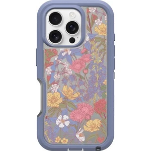 OtterBox SYMMETRY SERIES Case for iPhone 16 Pro - Floral Purple - Zdjęcie 1 z 1