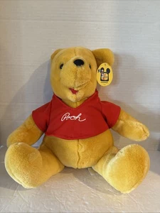 Vintage 13" Disney Channel Winnie The Pooh & Friends Stuffed Plush Bear Lovey - Picture 1 of 7