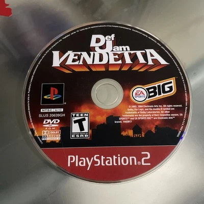 Def Jam Vendetta (PlayStation 2 PS2, 2003) Disc Only Read - Image 1 of 4
