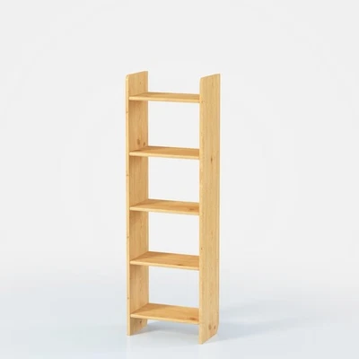 LIBRERIA LEGNO MASSELLO PINO SCAFFALE UFFICIO COLORE NOCE/ONTANO/ROVERE/NATURALE - Immagine 1 di 4