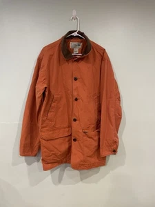 LL Bean Jacke Cord Orange Mantel Jacket O BGW5 Herren Large Regular - Bild 1 von 4
