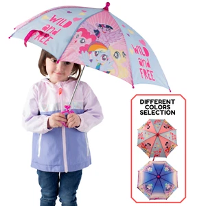 Hasbro Kids Umbrella My Little Pony Toddler and Little Girl Rainwear for Age 3-6 - Picture 1 of 12