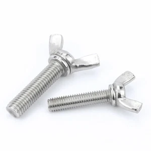 304 Stainless Steel Wing Thumb Screws Bolts M3 M4 M5 M6 M8 M10 M12 - Picture 1 of 12