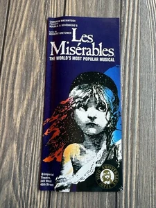 Les Misérables 10th Anniversary Musical Brochure Imperial Theatre Collectible - Picture 1 of 5